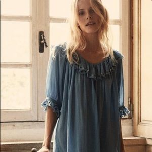 doen chateau in blue, size XS